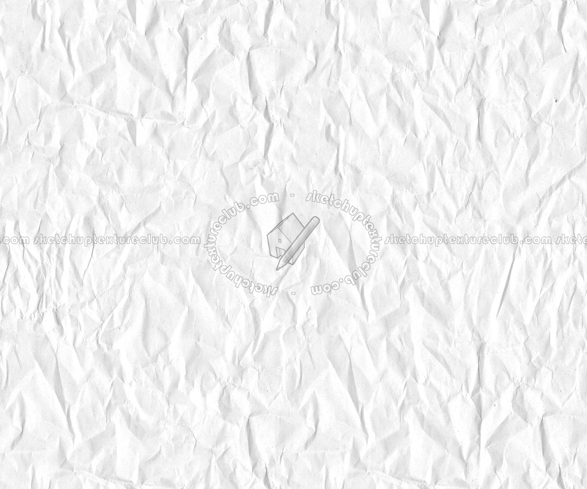 White crumpled paper texture seamless 10823
