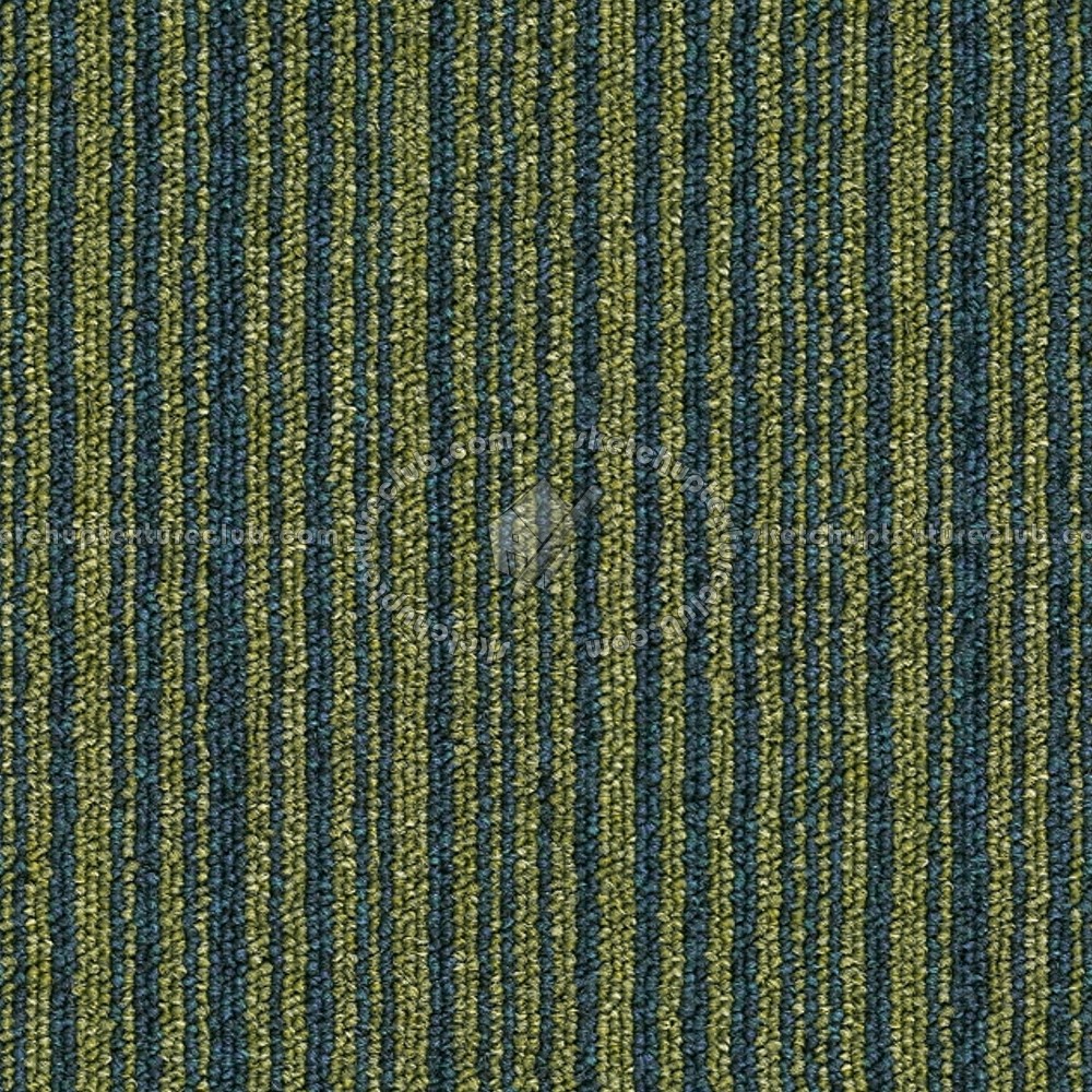 Green striped carpeting texture seamless 16710