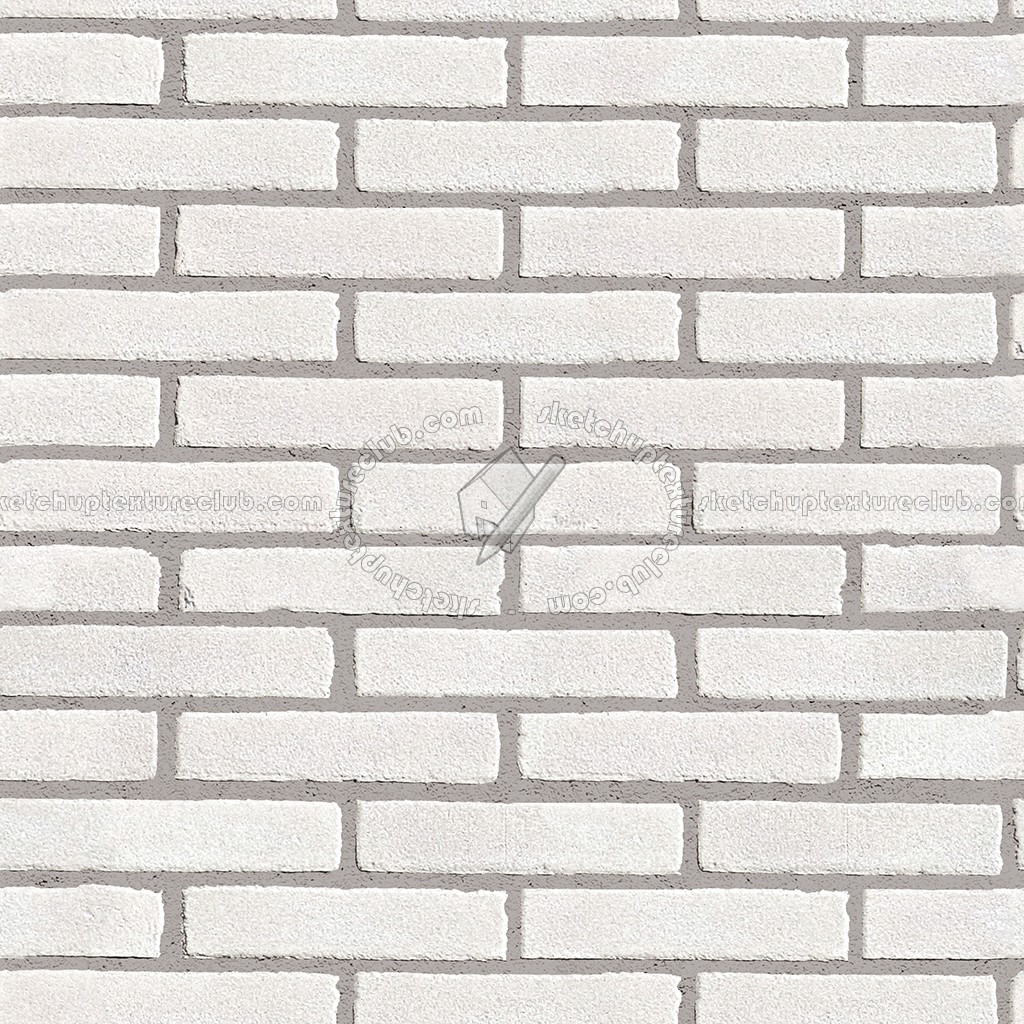White bricks texture seamless 00507