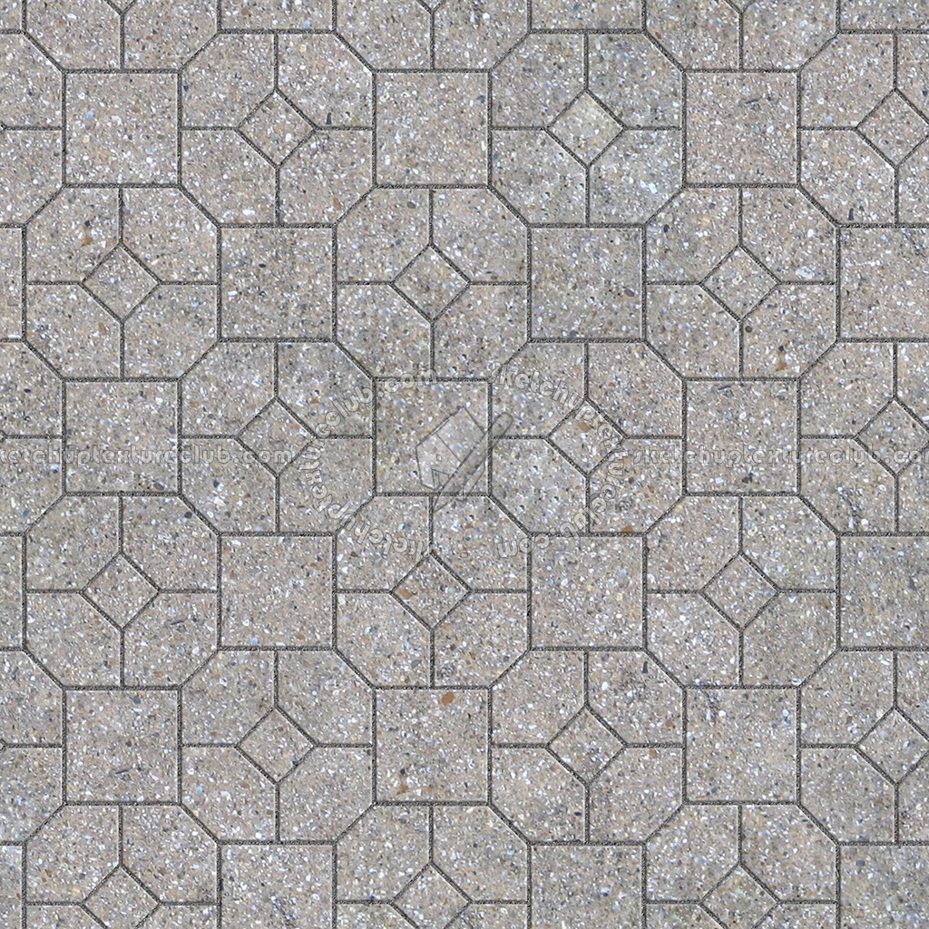 Paving concrete mixed size texture seamless 05597