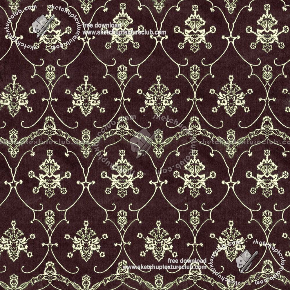 Damask velvet fabric texture seamless 19429