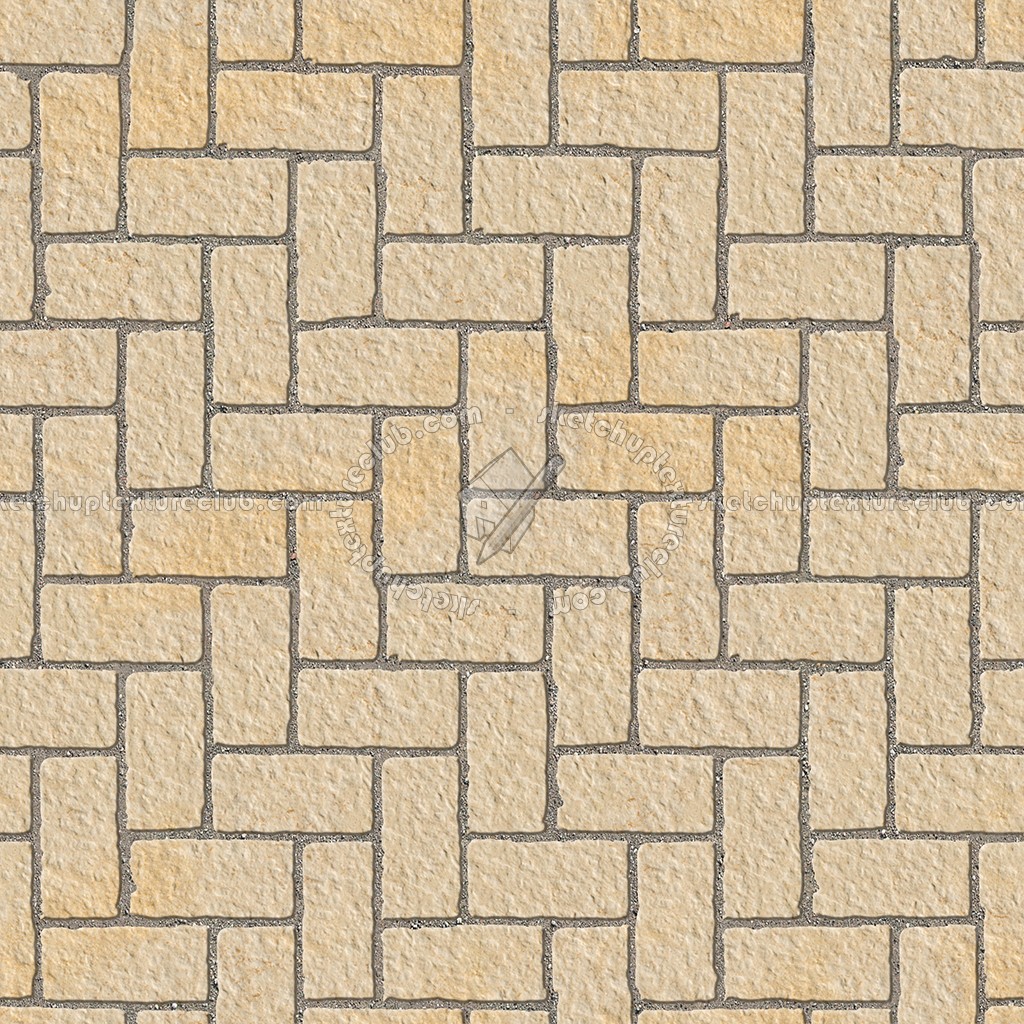 Stone paving outdoor herringbone texture seamless 06561
