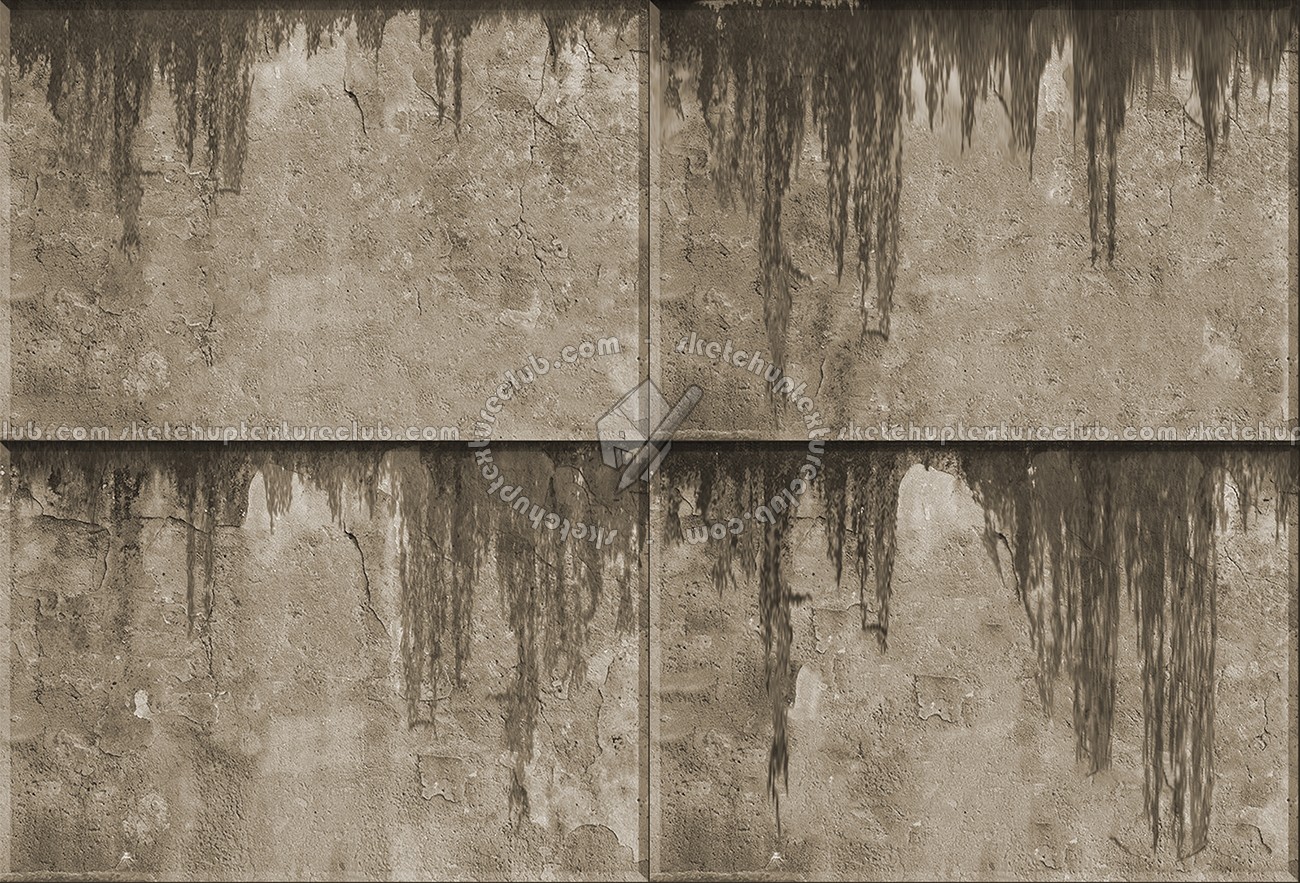Concrete dirt plates wall texture seamless 01779