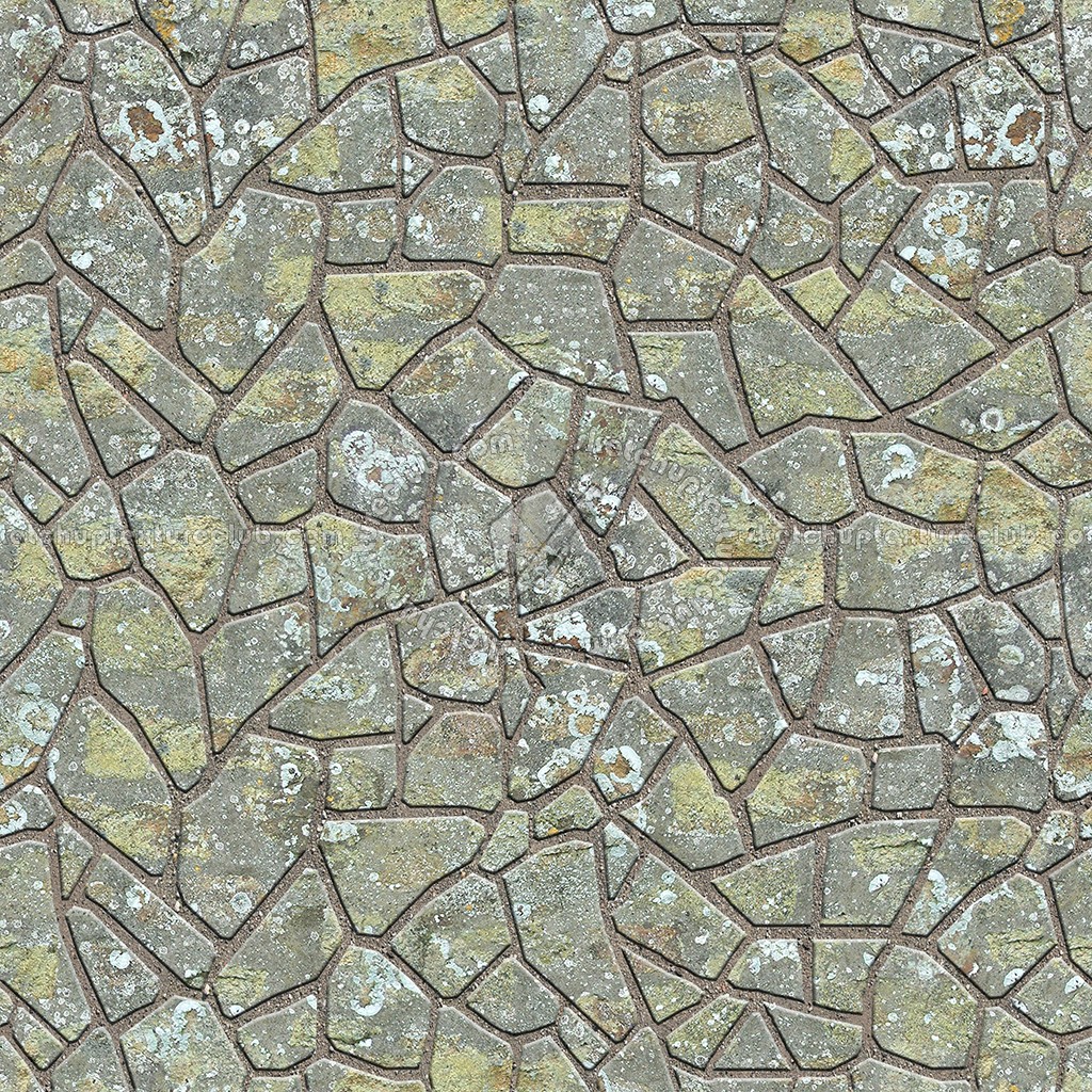 Paving flagstone texture seamless 05922