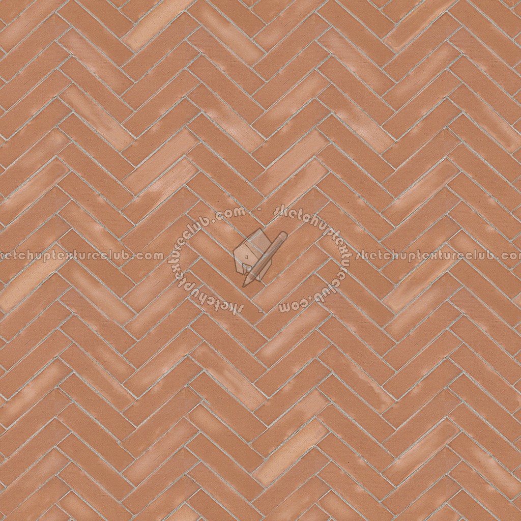 Terracotta herringbone tile texture seamless 16066