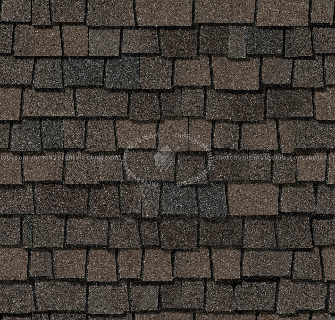 Gaf asphalt shingle roofing texture seamless 03325