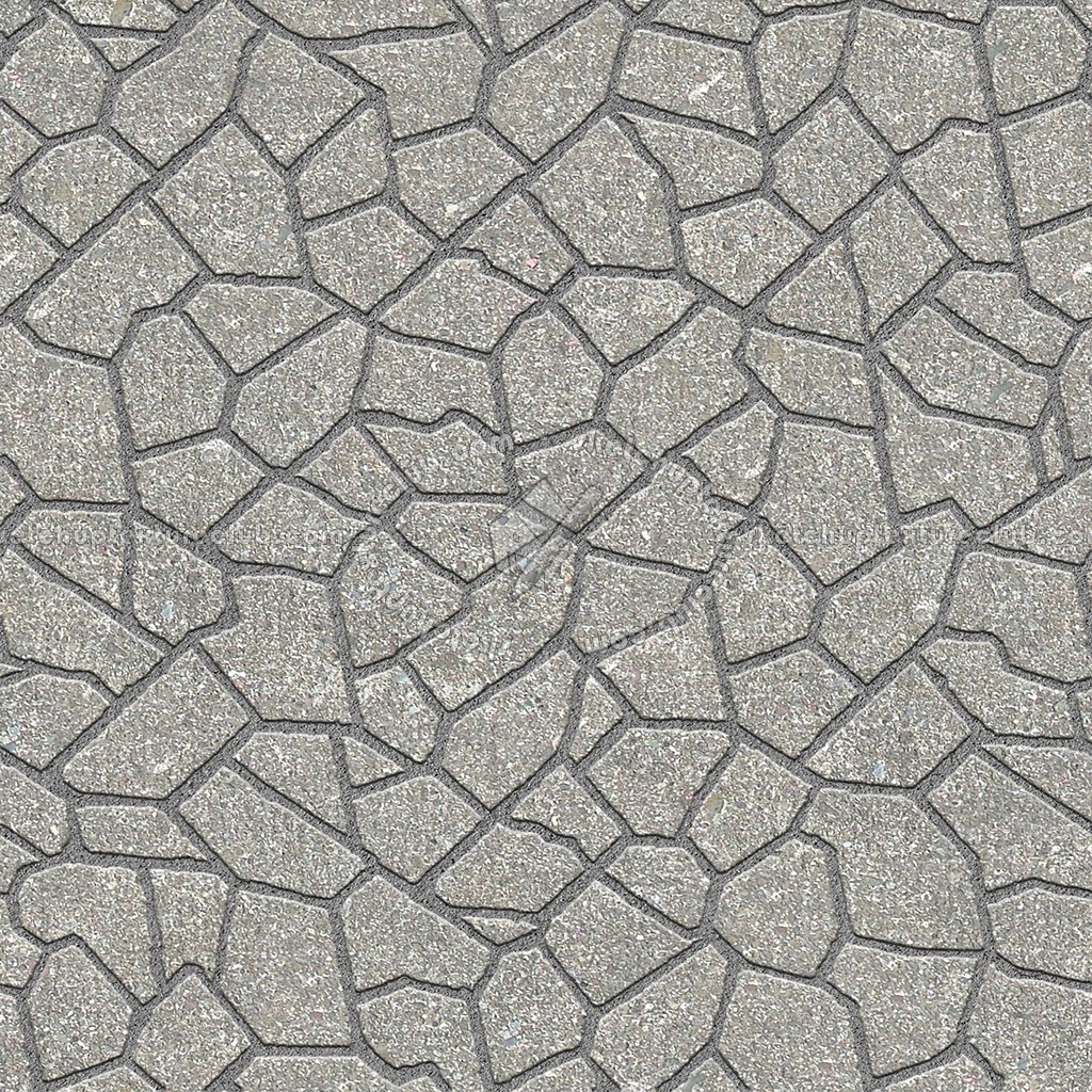 Paving flagstone texture seamless 05954