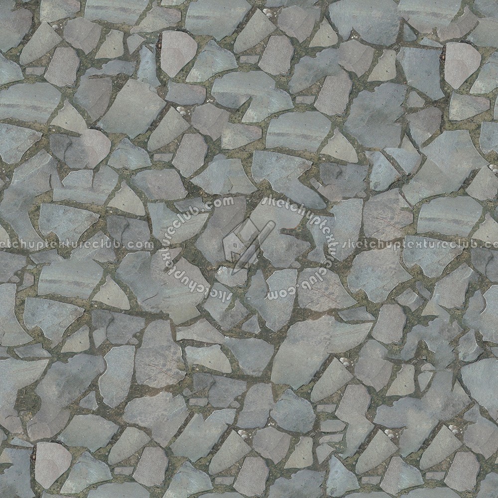 Paving flagstone texture seamless 05959