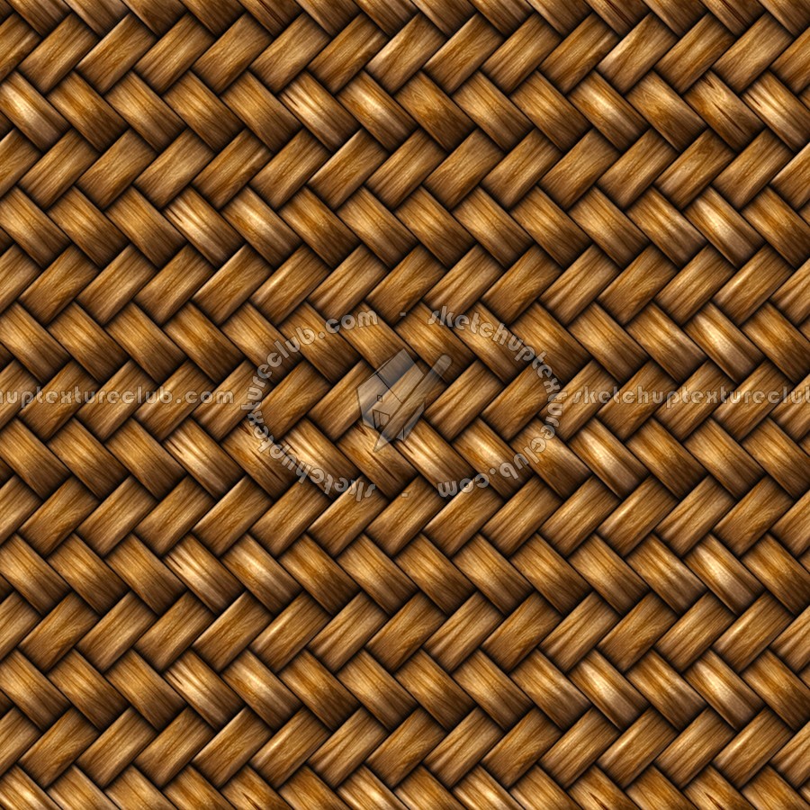 Synthetic wicker woven basket texture seamless 12565