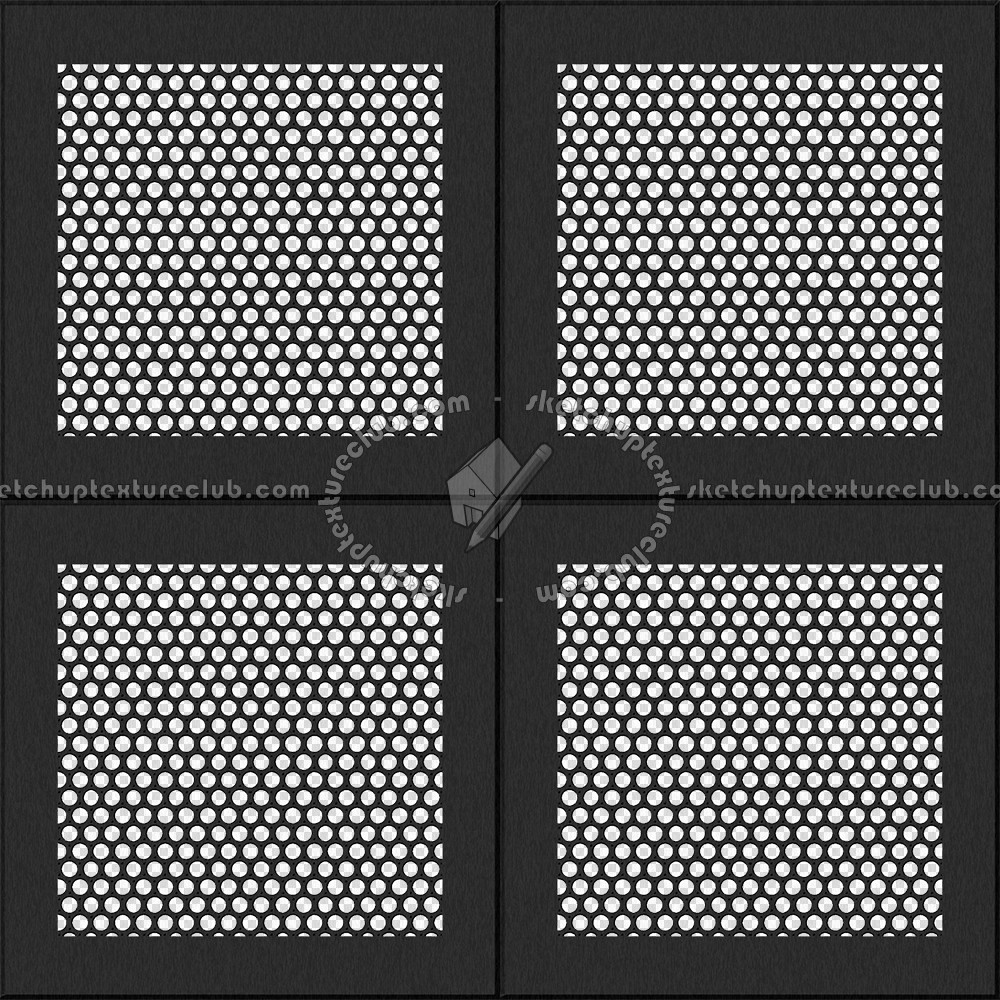 Black ceiling perforated metal texture seamless 10570