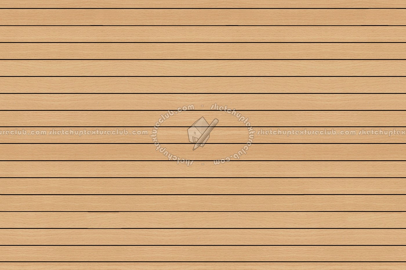 Laminated beech wood decking texture seamless 09323
