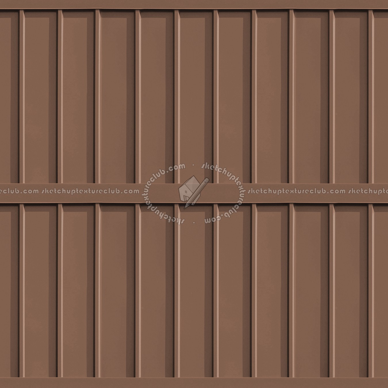 Light Brown Metal Facade Cladding Texture Seamless 10368