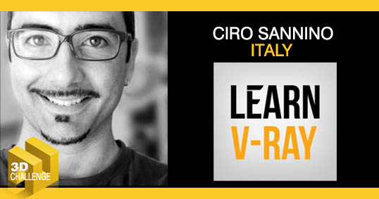 ciro sannino learn v-ray 3d challenge judge