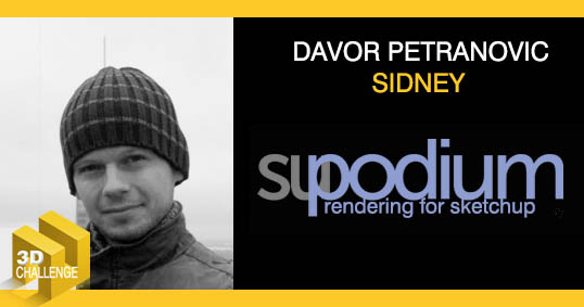 Davor Petranovic Su Podium 3d challenge judge