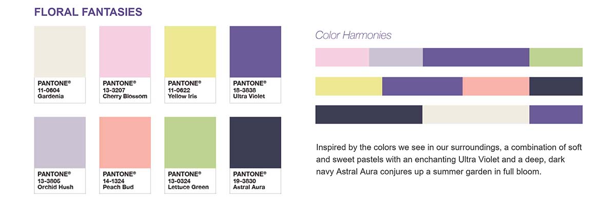 PANTONE ULTRAVIOLET INSPIRATION 4-floral-fantasies-incorporating Pantone Color of the year 2018