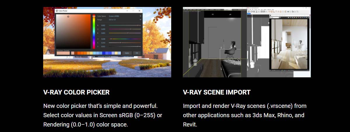 4 V-Ray 3.6 for SketchUp key features 
