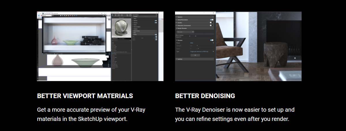 8 V-Ray 3.6 for SketchUp key features 