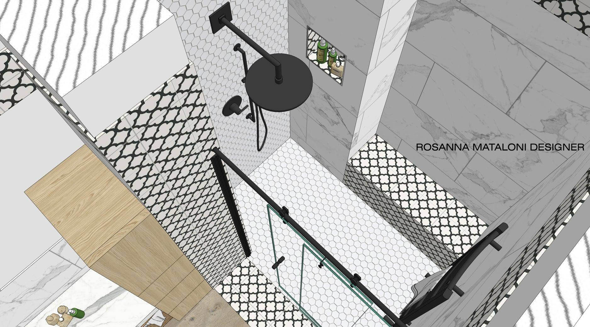 industrial chic style bathroom - SHOWER AREA industrial chic style bathroom - SHOWER AREA