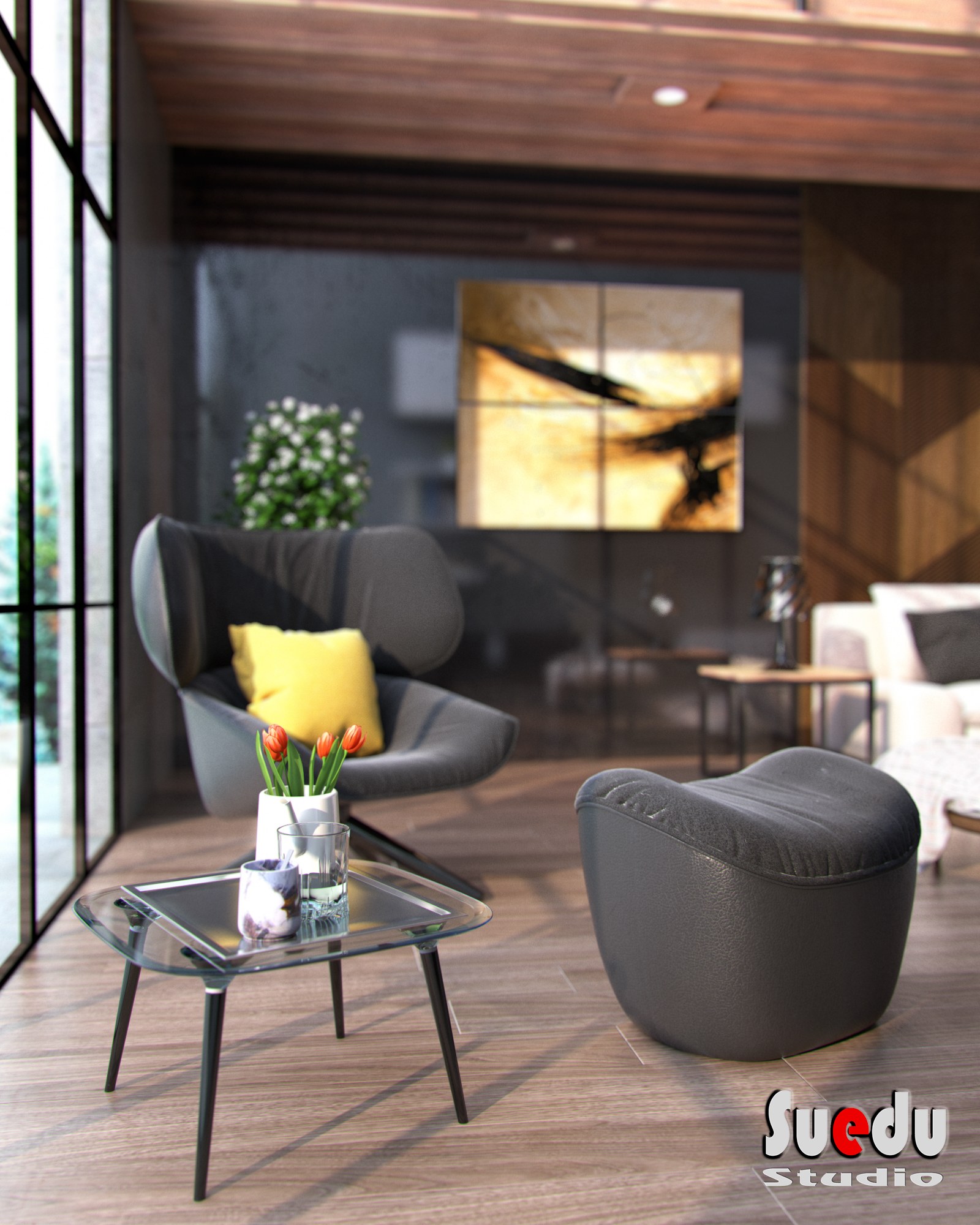 Relaxing corner - Phan Thức Vray 3.4 render