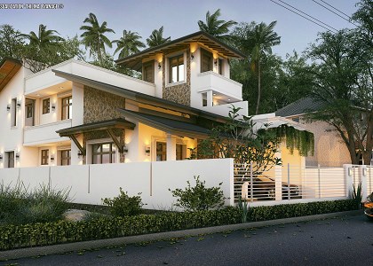 Thilina Liyanage | Morning Scene  vray render by Thilina Liyanage