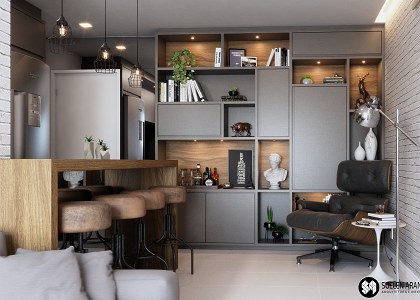 Modern Apartment Young Single