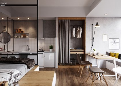 Small Apartment - Hodidu Studio