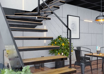 Phan Thức | Iron stairs design 06 by Phan Thức