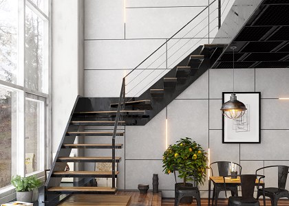 Phan Thức | Iron stairs design 07 by Phan Thức