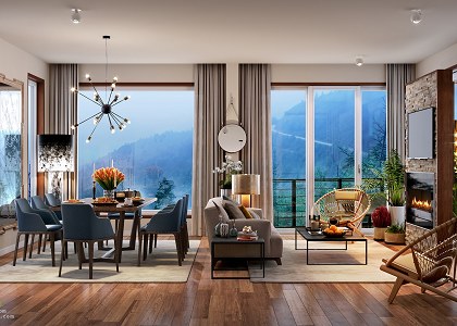 Penthouse “Living Room” - Shimla Hills