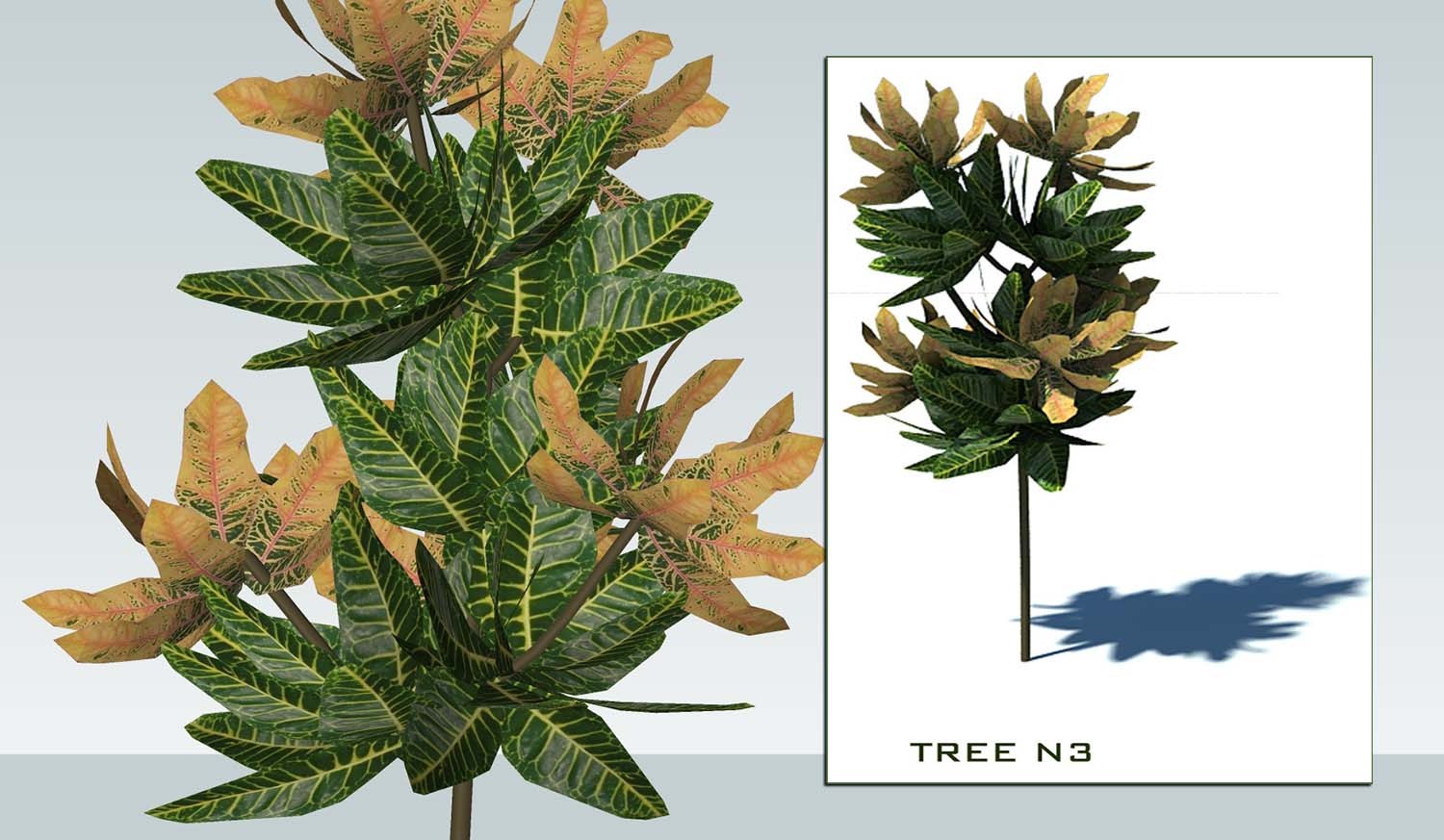 3D trees collection 4