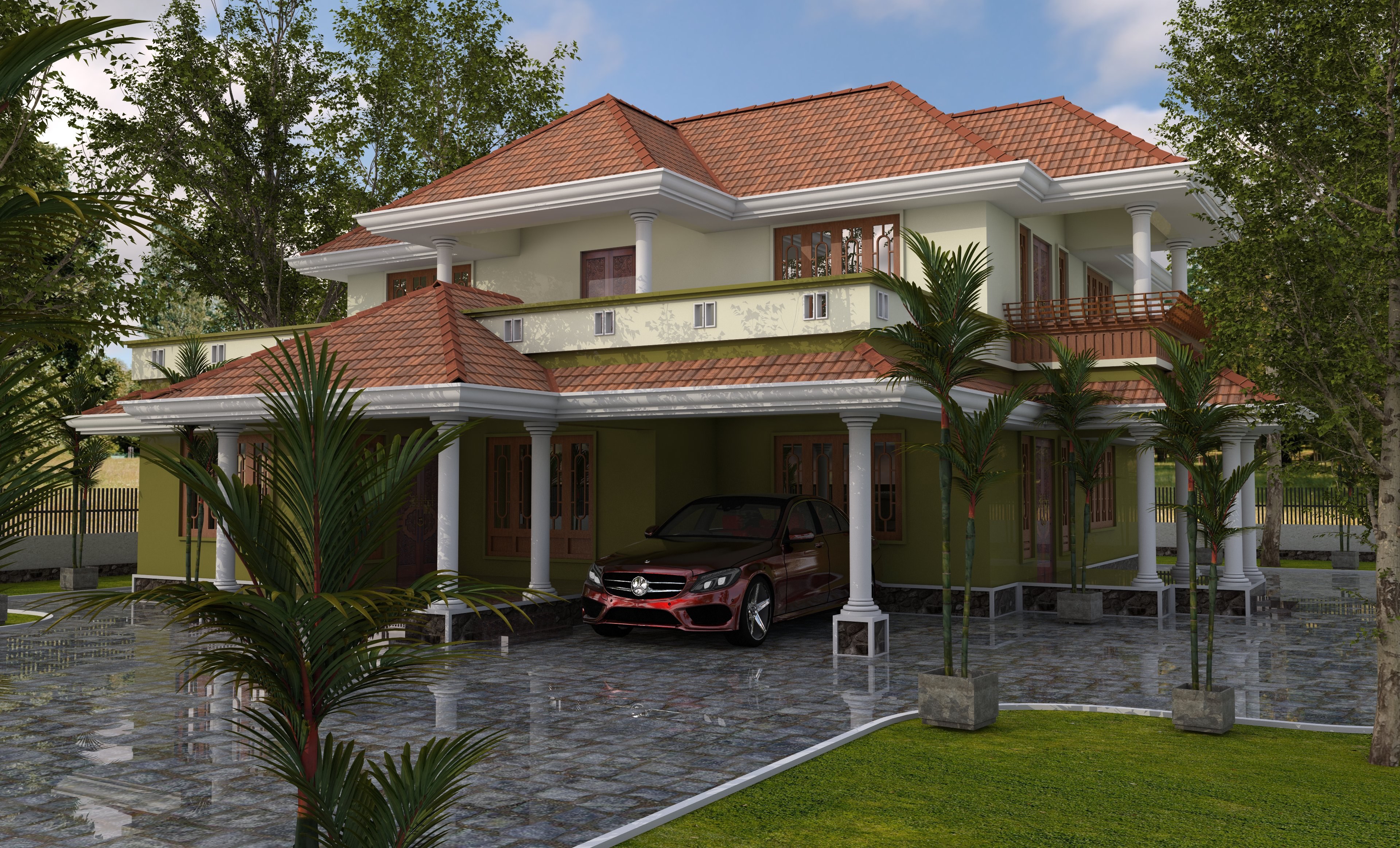 TYPICAL KERALA HOUSE by SARATH SASIDHARAN PILLAI 370