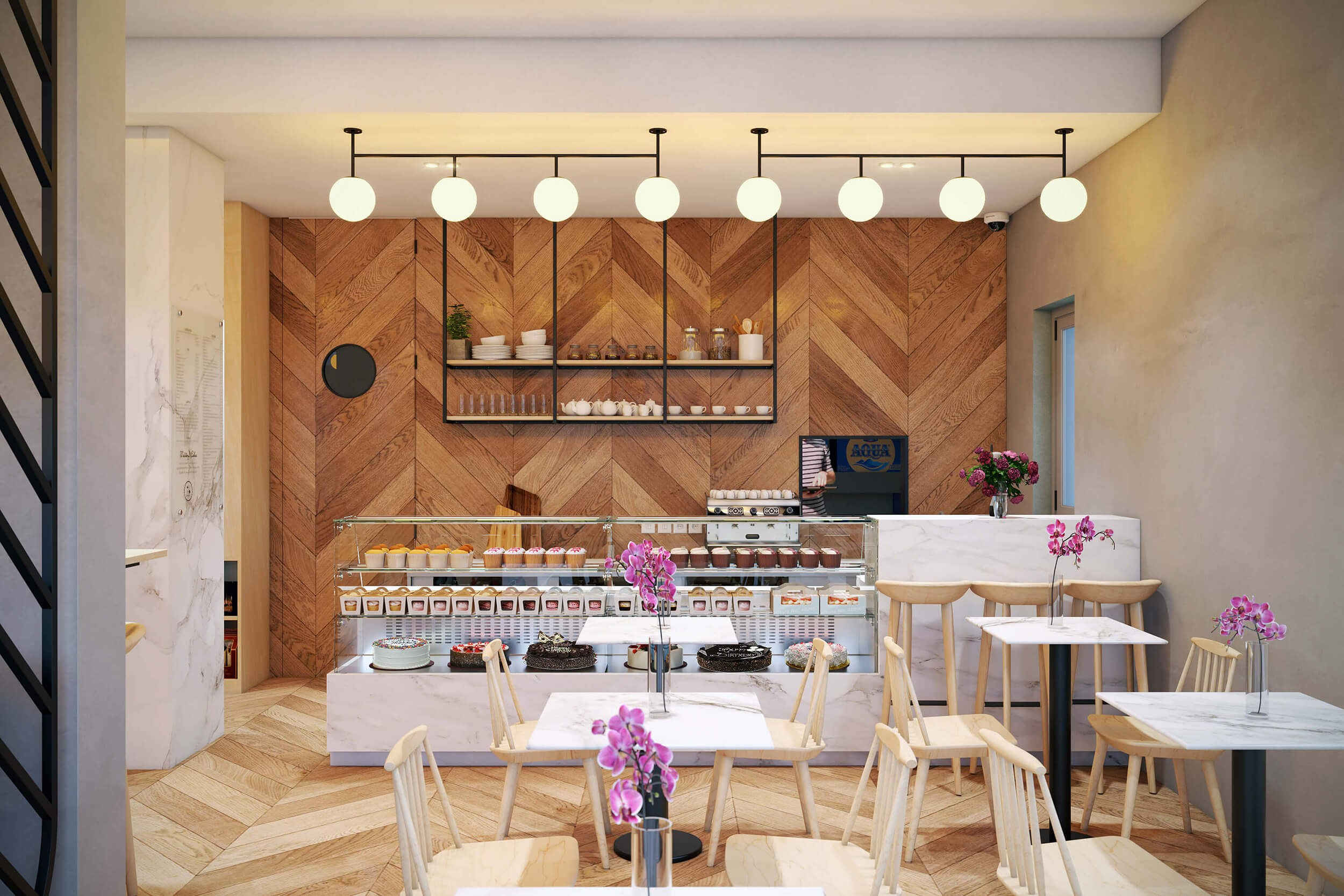 Pastry Shop Design & visualization by KO NAY KO NAY