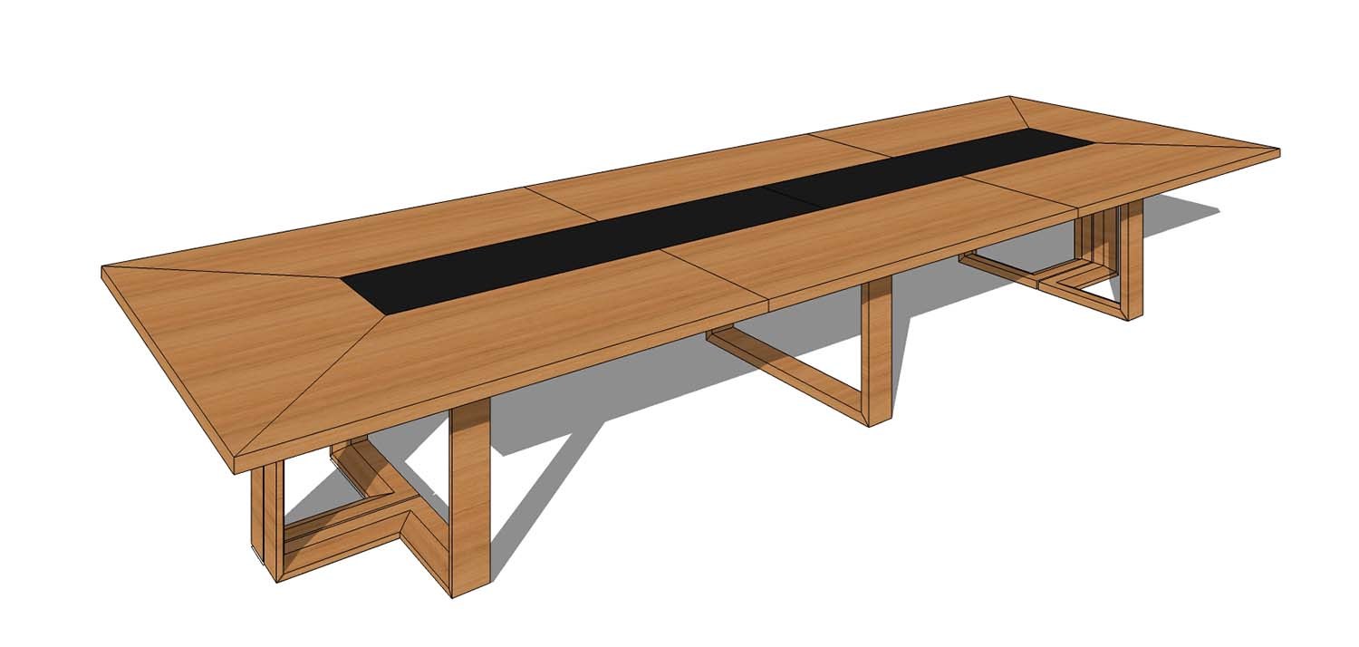 Arche range  Conference table  - SketchUp  3D model