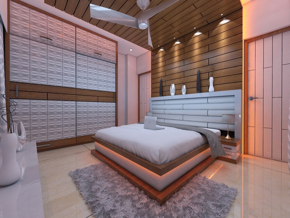cmd sir bedroom & Visopt | Design and visualization MAHESH LOHAR - MIRAJ