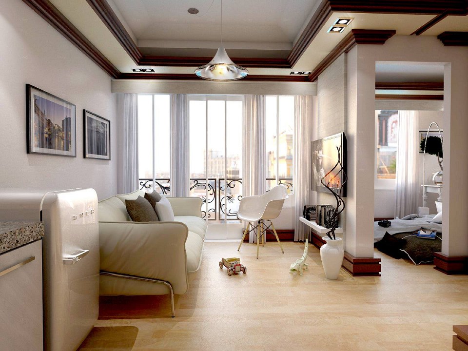 MODERN LOFT & VISOPT | Loft vray render by John Cedric Gomez Macabantad