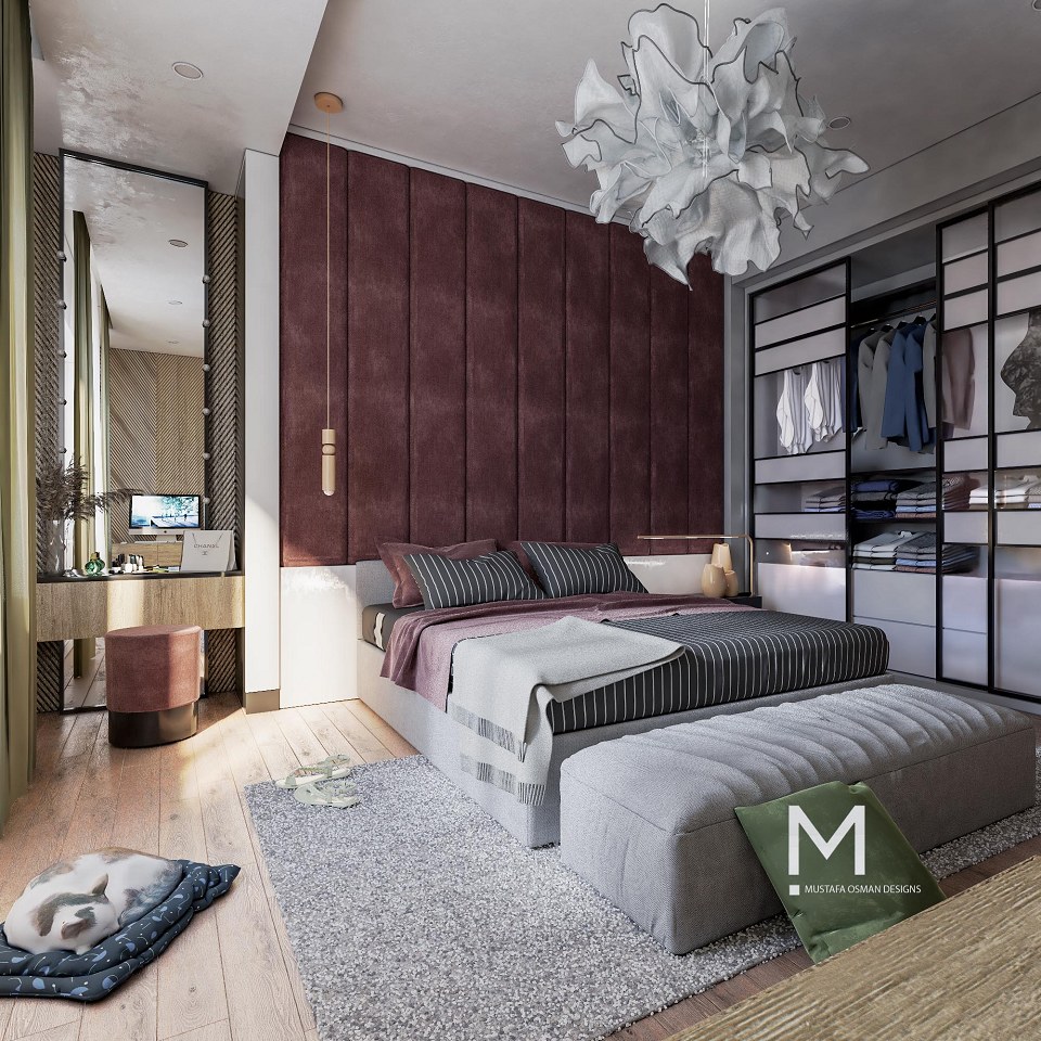 MODERN BEDROOM | Design & visualization by Mustafa Osman