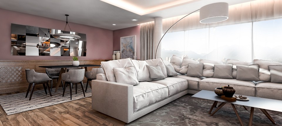 LIVING ROOM & VISOPT | vray render by HABITAT.INTERIORS