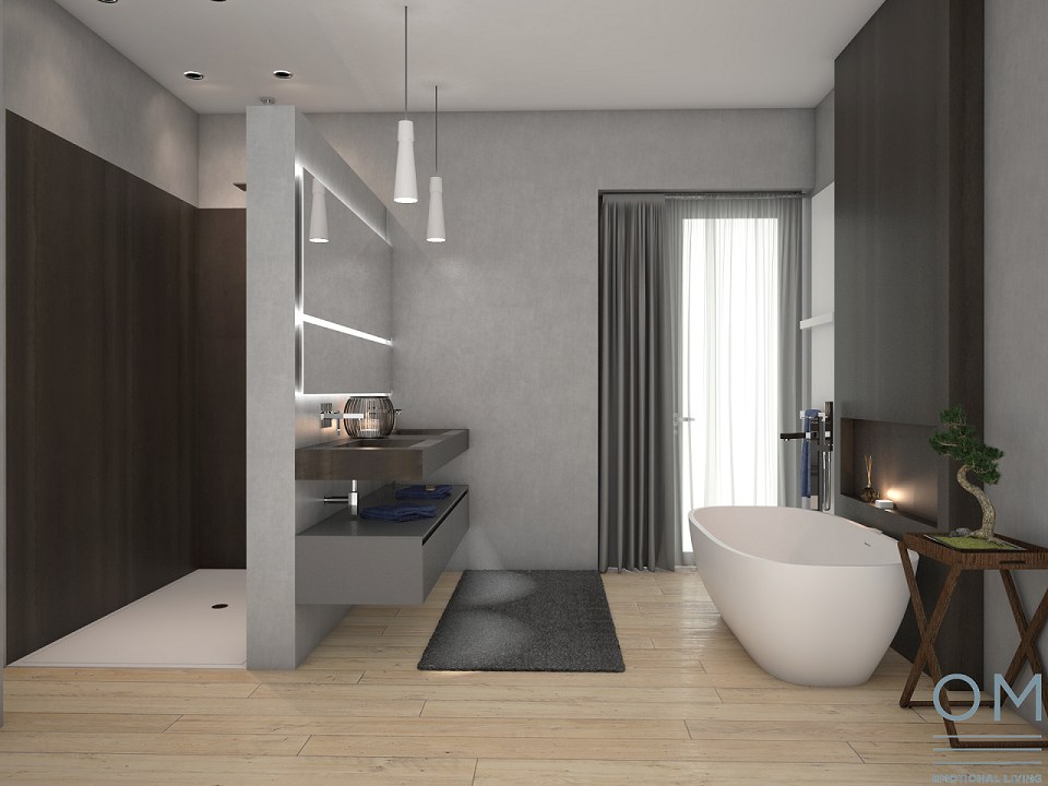 Bathroom made in Italy | vray render by Massimiliano Pirozzolo OM SRL