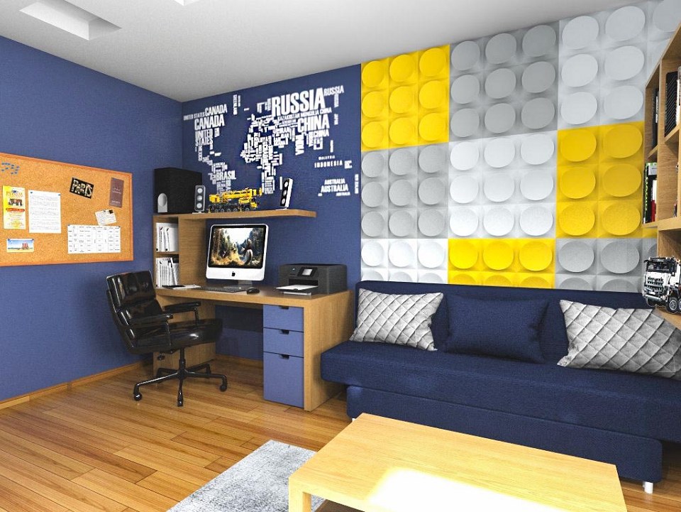 BOY'S ROOM & VRAY VISOPT | vray render by Michal Slusarczyk