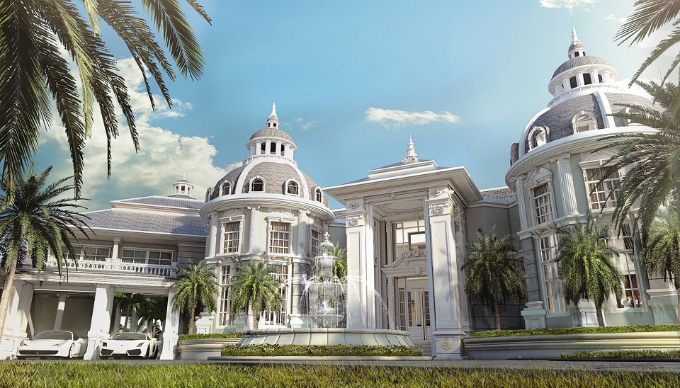 NEOCLASSICAL VILLA | vray render by Supraaudcha Andthe Somboon