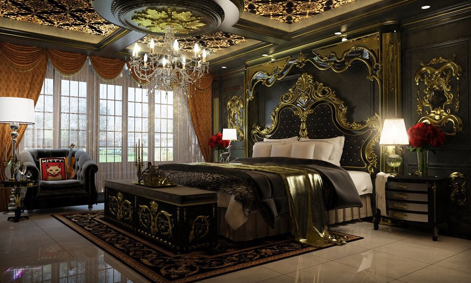 LUXURY BEDROOM | vray render by Supraaudcha Somboon