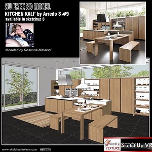 3D Models   -  KITCHEN - MODERN KITCHEN KALI ITALIAN DESIGN