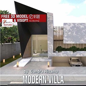 3D Models   -  HOUSES - VILLAS - Modern villa