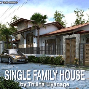 3D Models   -  HOUSES - VILLAS - SINGLE FAMILY HOUSE & Visopt