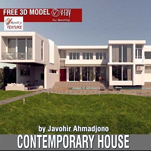 3D Models   -  HOUSES - VILLAS - Contemporary House