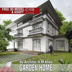 Garden Home By Architec H.M.Khoa