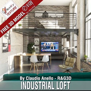 3D Models   -  LOFT - APARTMENTS - Industrial Loft