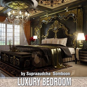 3D Models   -  BEDROOM - LUXURY BEDROOM