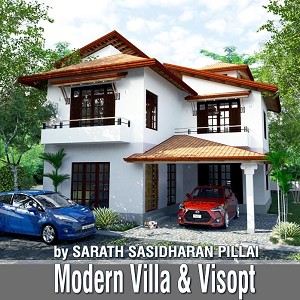 3D Models   -  HOUSES - VILLAS - Modern Villa