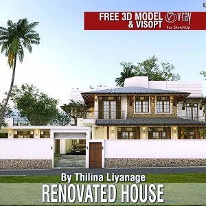 3D Models   -  HOUSES - VILLAS - Renovated House & Visopt